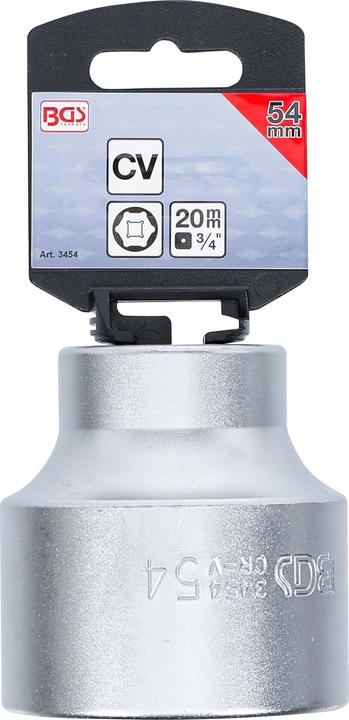 Actual product image BGS Socket, Hexagon | 20 mm (3/4") Drive | 54 mm (54 mm)