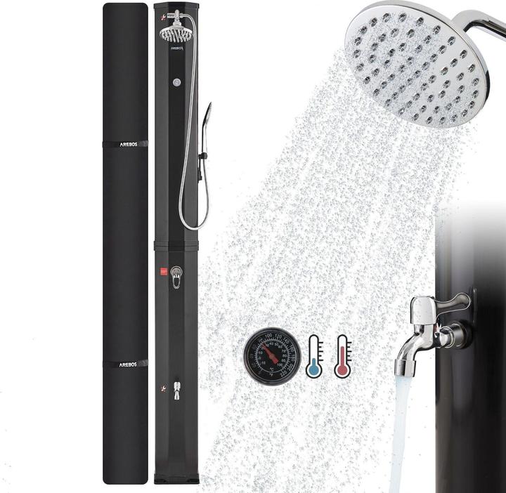 Actual product image Arebos Solar shower