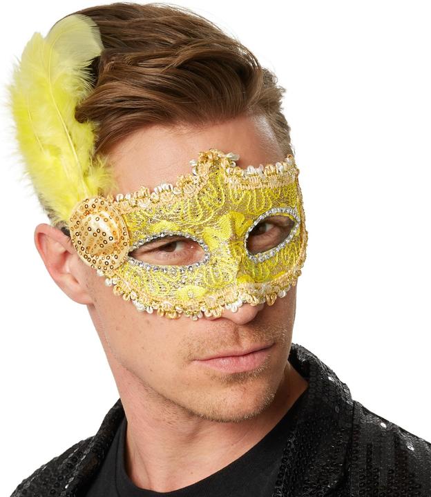 Produktbild tectake Venezianische Maske mit seitlicher Feder