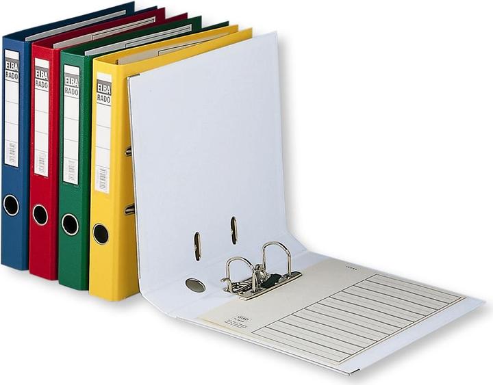 Actual product image Elba Folder rado plast, spine width: 50 mm, green DIN A4, cover outside-inside PVC, with replaceable (A4, 50 mm, 1 Piece)