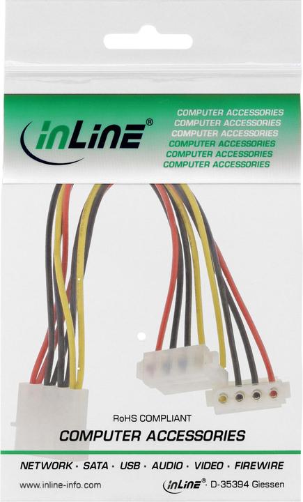 Actual product image InLine Y power cable