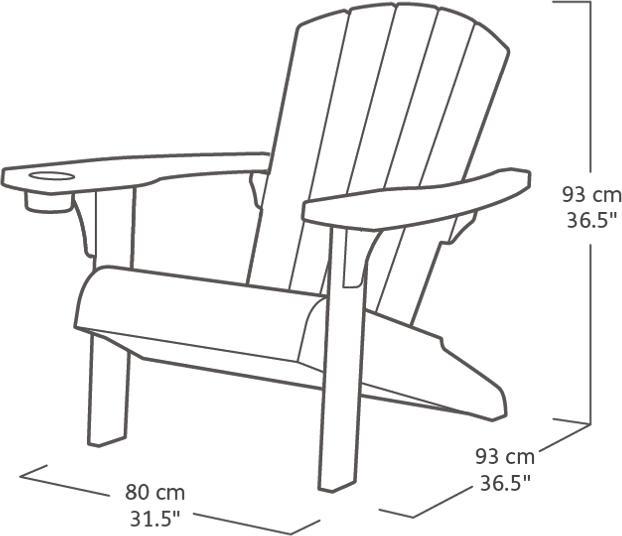Produktbild Keter Alpine Adirondack