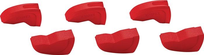 Actual product image Knipex 3 pairs of plastic jaws for all 87 XX 250 mm models (models from 2007) (86 mm)