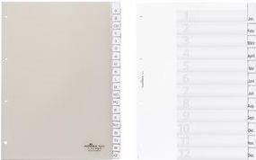 Actual product image Durable REGISTER 12 SHEETS WELDED 1-12 1 PC 681019