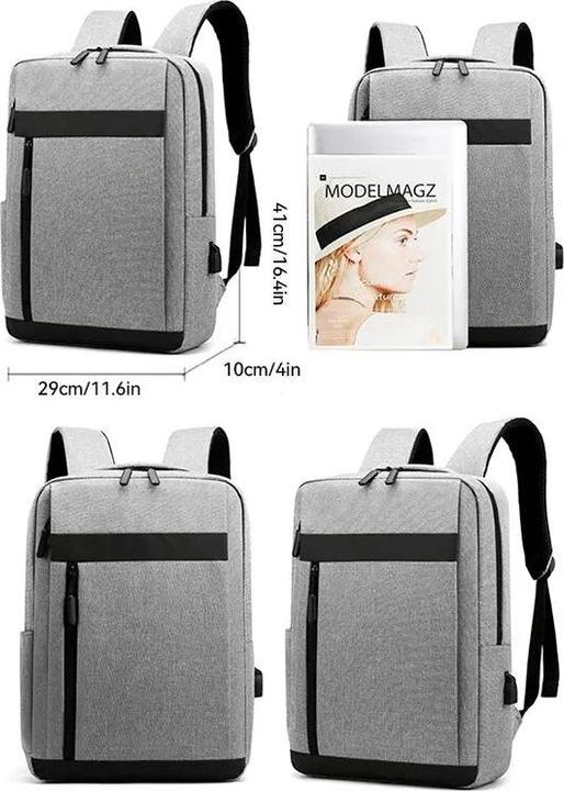Actual product image Only-Bags.Store Business laptop backpack large capacity multifunctional usb charging waterproof backpack