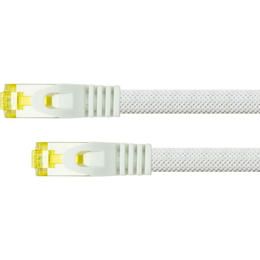Python Series RJ45 Patchkabel mitCat.7 Rohkabel (S/FTP, CAT7, 1 m), Netzwerkkabel