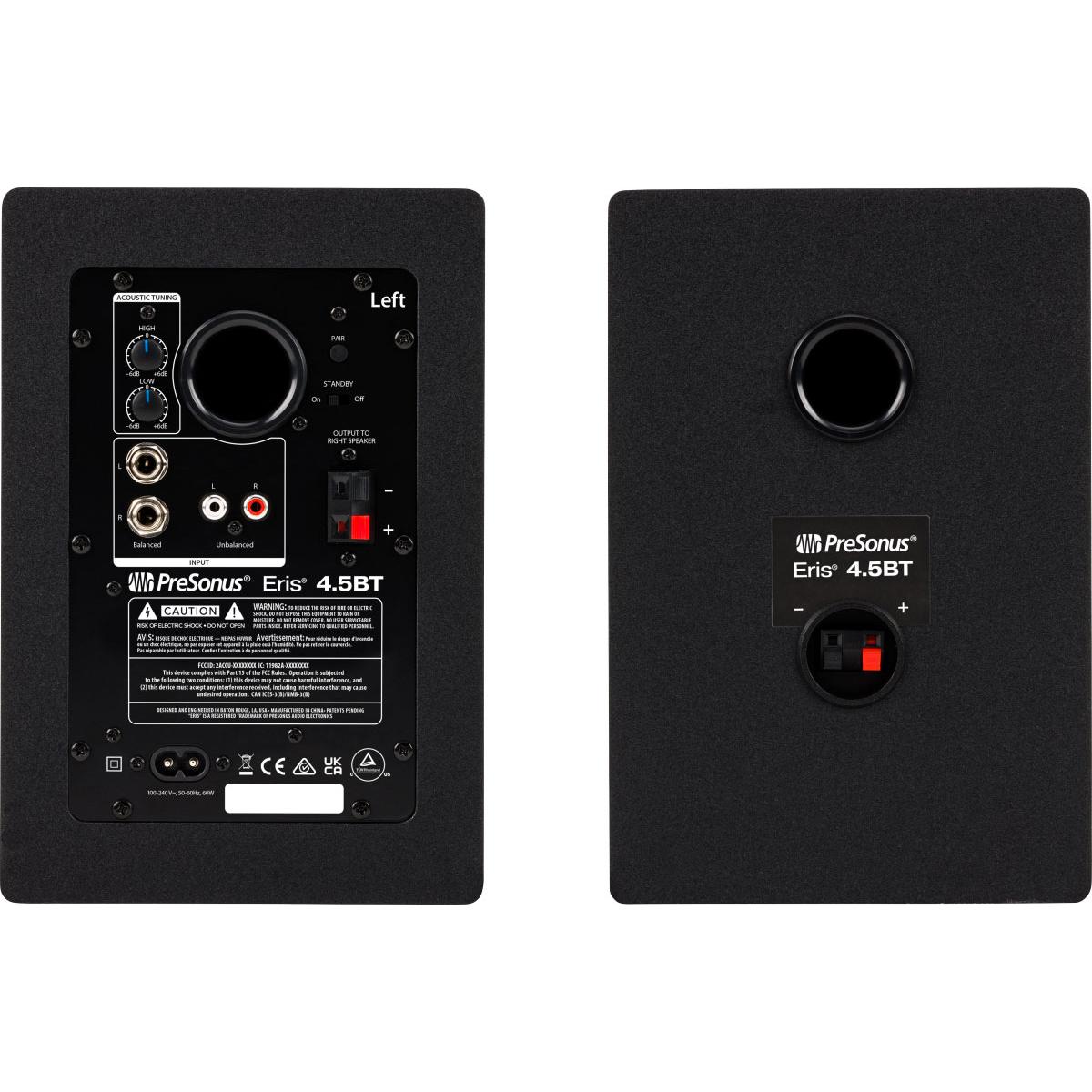 Thumbnail - PreSonus Eris 4.5BT (2. Gen) (Aktiv, Paar, 2x 25 W), Monitor Lautsprecher, Schwarz