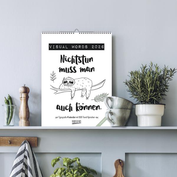 Produktbild Visual Words 2026 (24 x 32 cm)