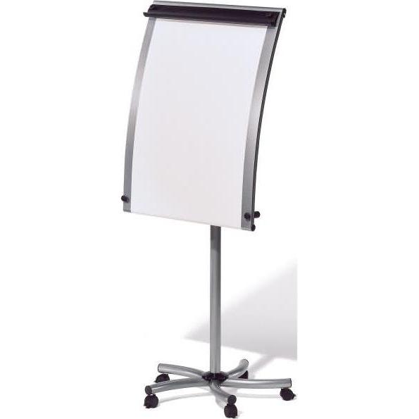 Rocada, Präsentationstafel, Flipchart Fliproll silvertec rollbar silber