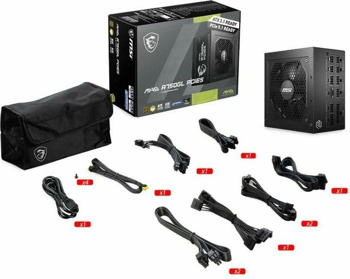 Image du produit MSI MAG A750GL PCIE5 II (750 W)