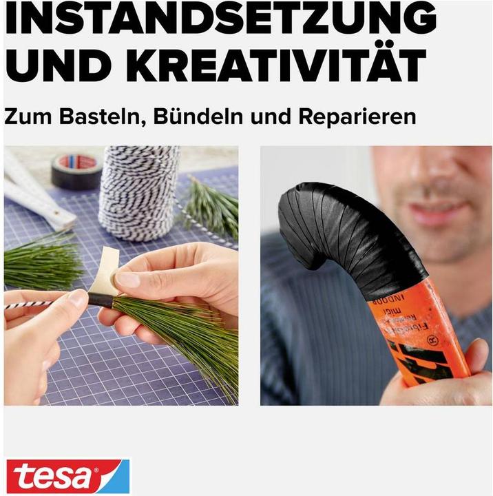 Actual product image tesa EXTRA POWER PERFECT fabric tape, fabric-reinforced duct tape (19 mm)