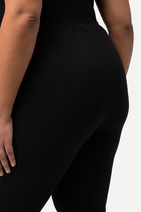 Produktbild Ulla Popken Hose, Yogahose, Jersey, ausgestelltes Bein, Elastikbund (54, 56)