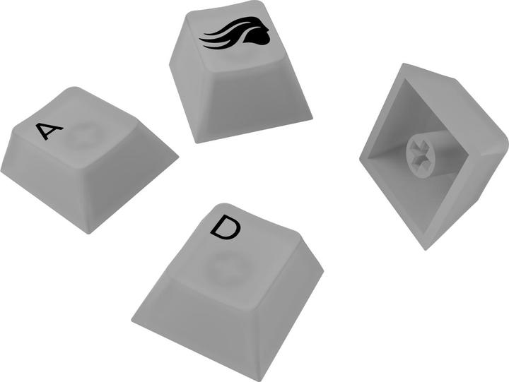 Produktbild Glorious Polychroma V2 Keycaps, ANSI Layout (US), Polycarbonat, UV-Druck - Transparent