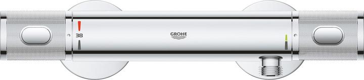 Produktbild Grohe Precision Feel Thermostat-Brausearmatur, mit ProGrip-Griff, wassersparend, chrom