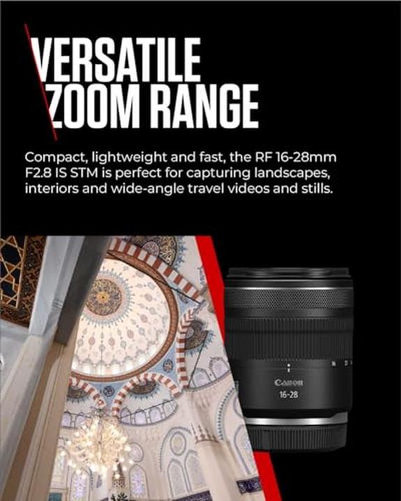 Image du produit Canon RF 16-28mm f/2.8 IS STM (Canon RF, Plein format)