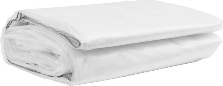 Actual product image VidaXL Transparent tarpaulin with eyelets 4x5 m polyethylene transparent tarpaulin (400 x 500 cm)