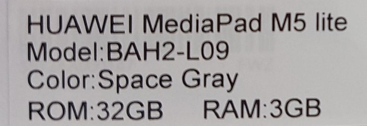 Image du produit Huawei MediaPad M5 Lite (4G, 10.10", 32 Go, Gris sidéral)