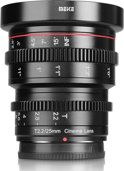 Meike 25mm T2.2-22 Sony E-Mount Cine Lens (Sony E, APS-C / DX)