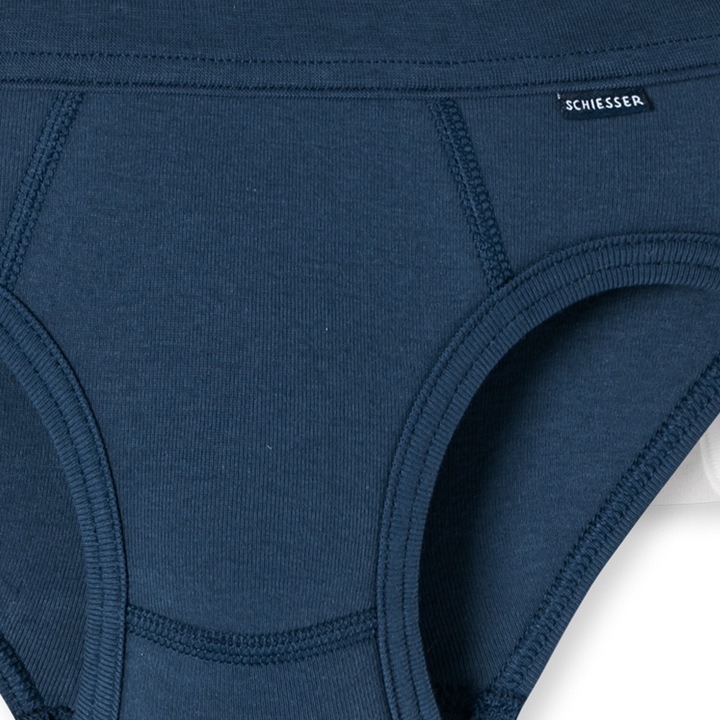 Immagine prodotto Schiesser 2 confezioni di slip / mutande in cotone organico a coste sottili (98, Confezione da 2)