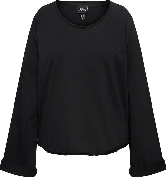 Produktbild Ulla Popken Sweatshirt, Rollkanten, Rundhals, Raglan-Langarm (42, 44)