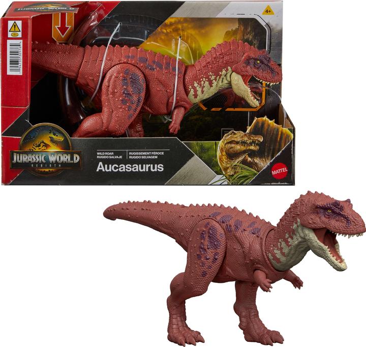 Actual product image Jurassic World Wild Roar Aucasaurus