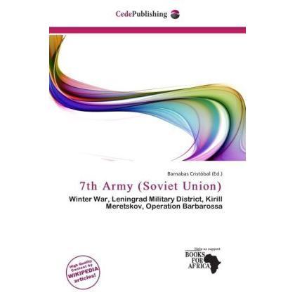 7th Army (Soviet Union), Fachbücher