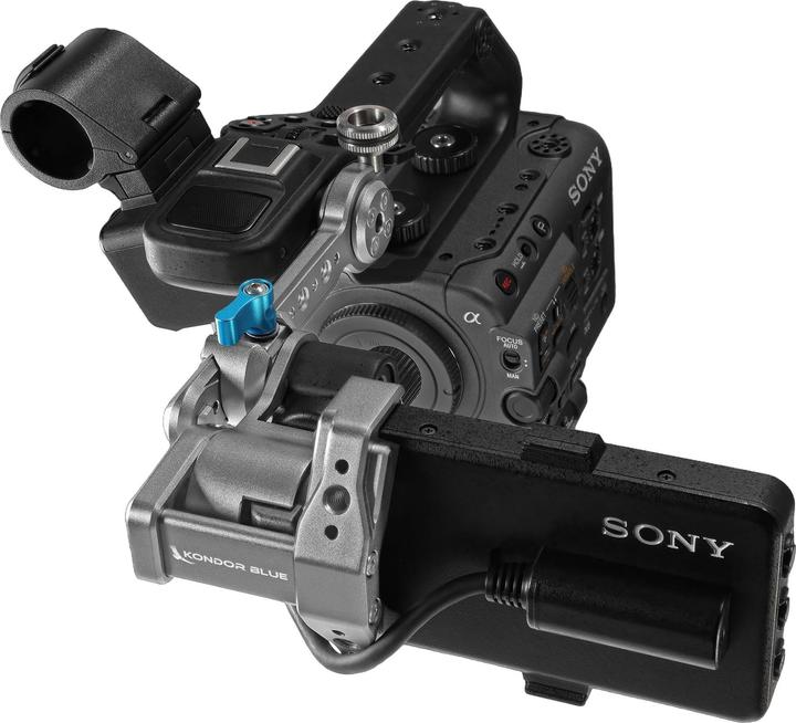 Actual product image Kondor Blue Sony FX6 EVF Bracket Stabiliser (Space Gray) (Mounting bracket)