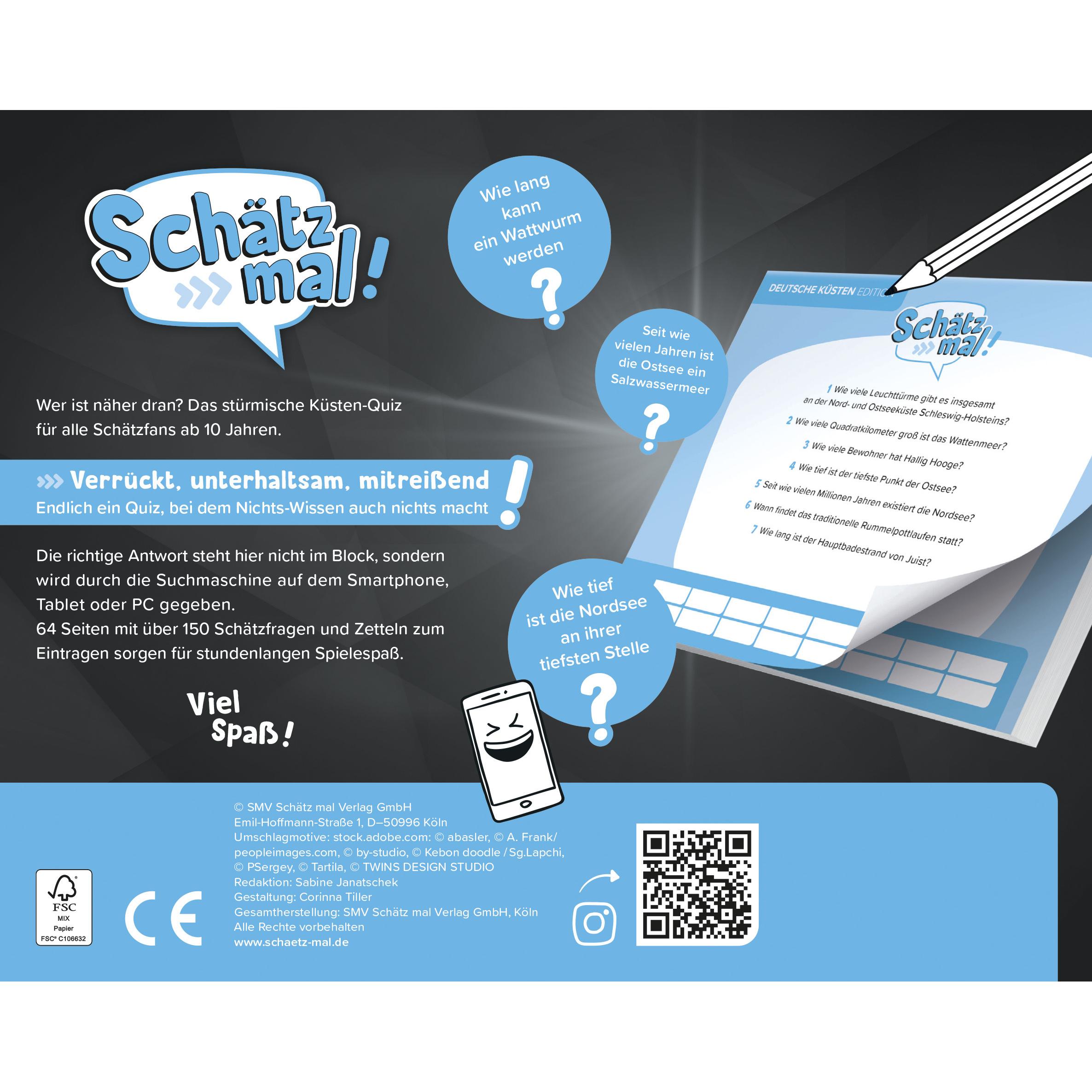 Thumbnail - SMV, Rätselspiele, Schätz mal! Deutsche Küsten Edition (Deutsch)