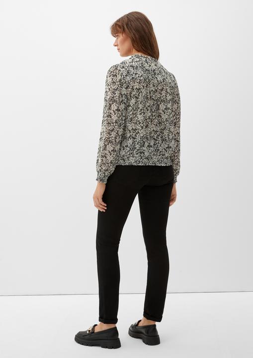 Produktbild s.Oliver Bluse Bluse mit Smok-Details (44)