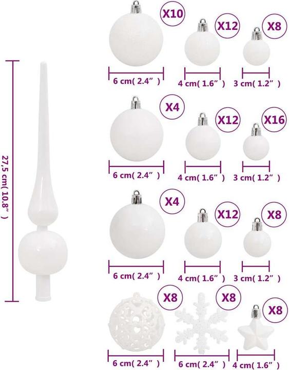 Produktbild vidaXL Sada (111-teilig)