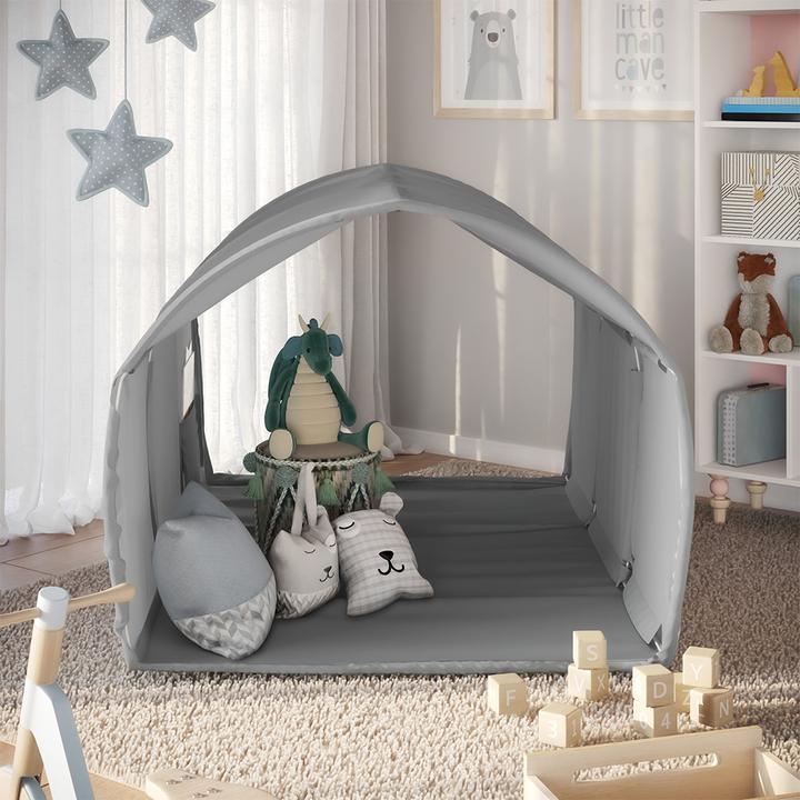 Actual product image VitaliSpa Tunnel tent Kubby, Grey, 100 x 80 cm with window