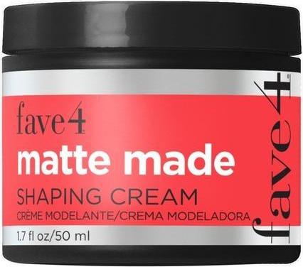 Fave4 hair Matte Made Shaping Cream for Men Lightweight Pomade Finish 1.7 fl oz (Haarwachs, 50 ml)