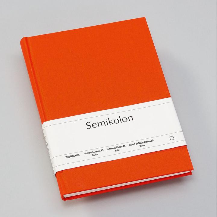 Image du produit Semikolon Classic (A5, Blanc, Couverture rigide)