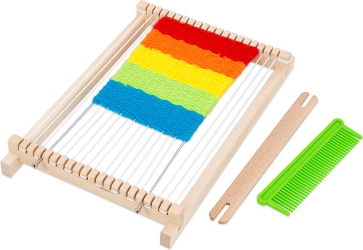 Actual product image Betzold Set: 10 school weaving frames, 16 cm weaving width
