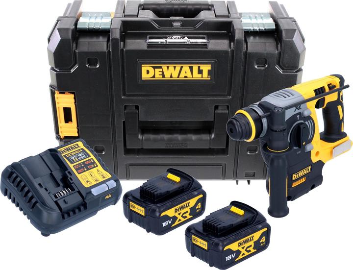 Produktbild DeWalt DCH 273 M2 Akku Kombihammer 18V 2,1J SDS-Plus Brushless + 2x Akku 4,0Ah + Ladegerät + TSTAK