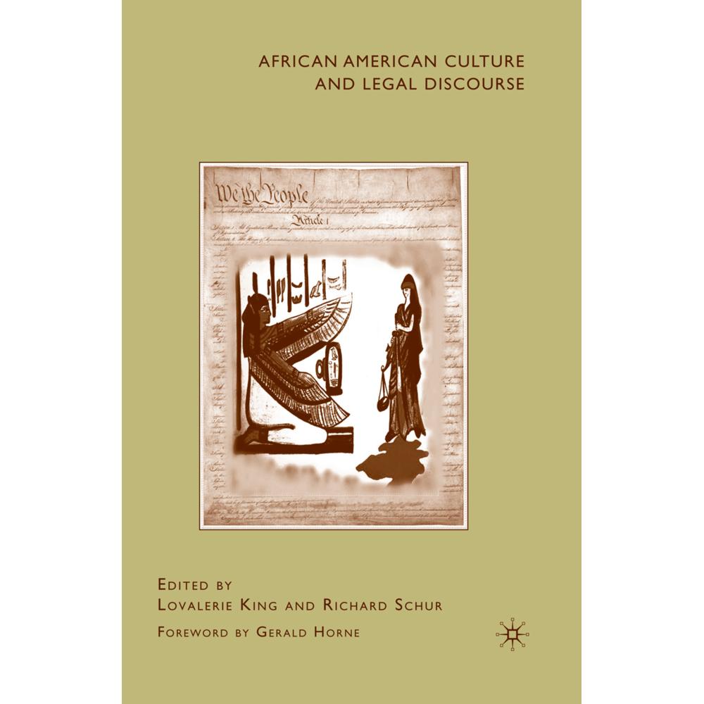African American Culture and Legal Discourse, Fachbücher von R. Schur