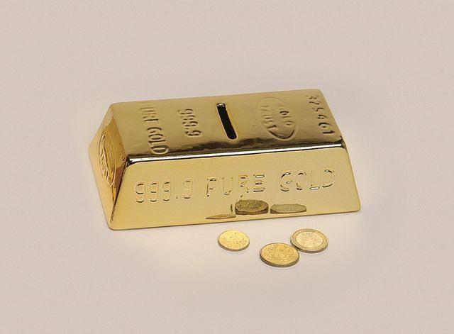 Immagine prodotto Roost Cassa di risparmio Bar 24721 oro 16x9x5cm (6,5 x 9,5 x 17,5 cm)