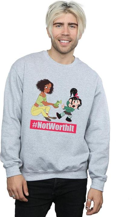 Immagine prodotto Disney Wreck It Ralph Tiana And Vanellope Felpa Uomo (4XL)