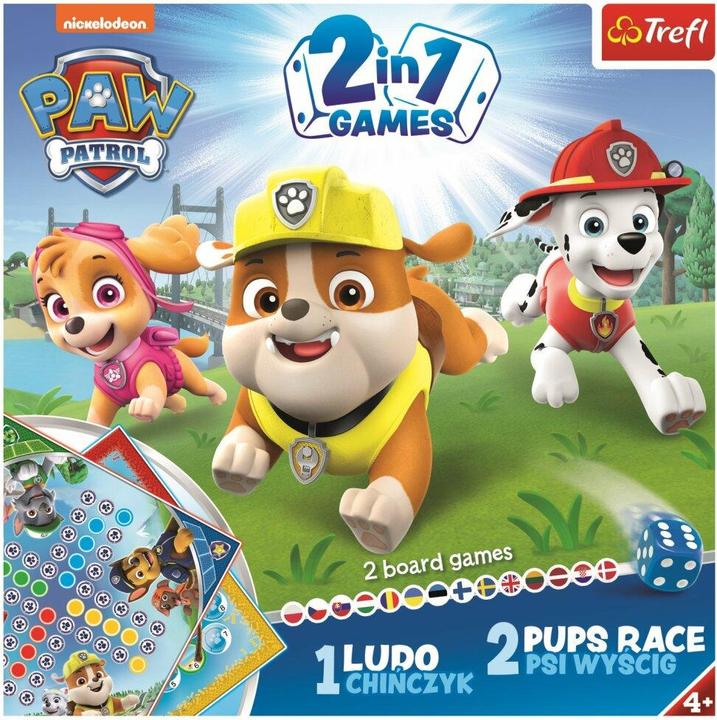 Trefl Board game 2 in 1 Paw patrol BALT FIN (Lithuanian, Polish)