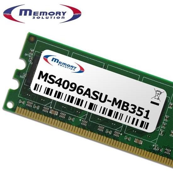 Thumbnail - Memorysolution Memory Solution MS4096ASU-MB351 4GB Speichermodul (Asus P8Z68-V, 1 x 4GB), RAM Modellspezifisch
