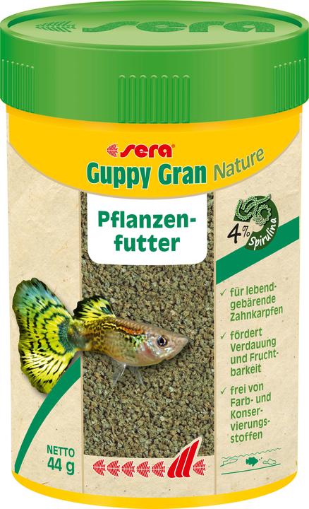 Actual product image Sera Guppy Gran Nature (100 ml)