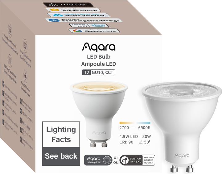 Image du produit Aqara Smarthome (GU10, 9 W, 350 lm, 1 x, F)