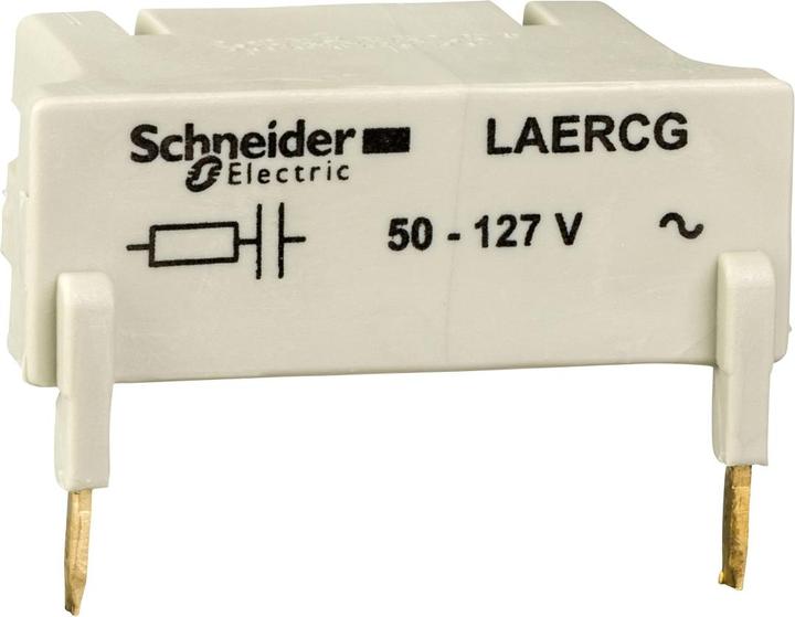 Actual product image Schneider Easy TeSys RC overvoltage protection 50-127 VAC LAERCG