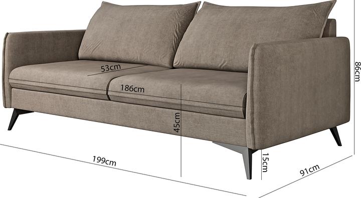 Immagine prodotto Ropez Juli Bis (3 posti, Set di tappezzerie, 2 posti, 1 posto)