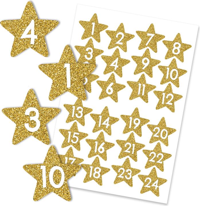 Actual product image Papierdrachen Number sticker