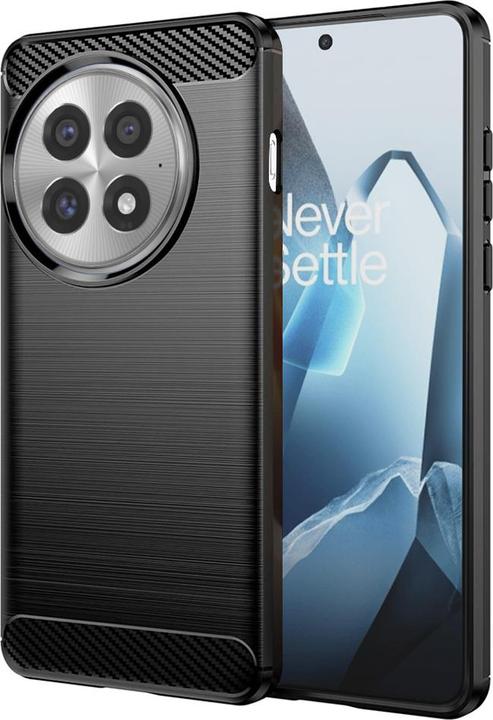 Actual product image Techsuit - Carbon Silicone - OnePlus 13 - Black (OnePlus 13)