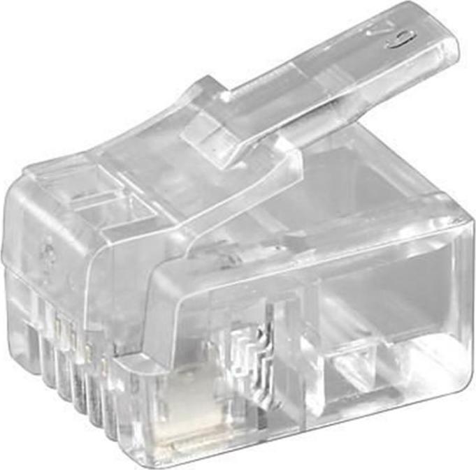 MicroConnect Modular Plug RJ11 6P4C, 10pcs