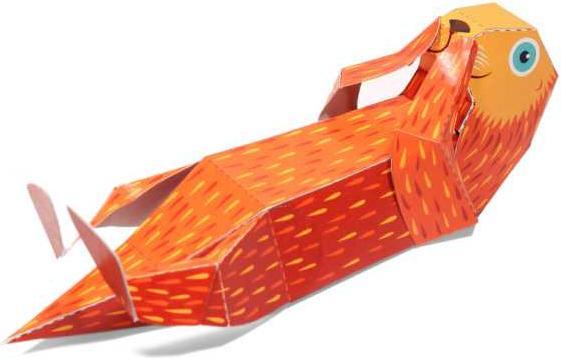 Image du produit Pukaca Papierspielzeugset. 4 Meerestiere (Allemand)