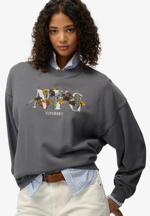 Image du produit Superdry Sweat ras du cou oversize Night Garden (XL)