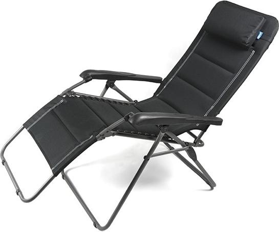 Actual product image Kampa Camping Lounger Serene Firenze Black